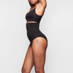 SEAMLESS SCULPT HIGH-WAISTED BRIEF | ONYX -Underwear Specialty Shop SH HWB 0002 ONX D SD 15b6701b dc02 4fd3 bcb0 66ea2c5c0329