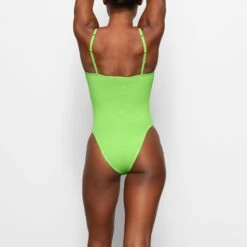 COTTON LOGO BODYSUIT | NEON GREEN -Underwear Specialty Shop SKIMS BODYSUIT BS BDY 2005 EA NGE 0013 BK FR 9fa2b3da ccaa 426c ac9e 4589746a0717