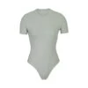 COTTON JERSEY T-SHIRT BODYSUIT | MINERAL -Underwear Specialty Shop SKIMS BODYSUIT BS TSH 0275 FLUORITE FL