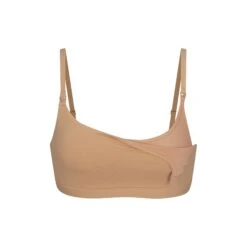 FITS EVERYBODY MATERNITY NURSING SCOOP BRALETTE | OCHRE