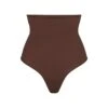 EVERYDAY SCULPT HIGH-WAISTED THONG | COCOA -Underwear Specialty Shop SKIMS EVERYDAYSCULPT PN THG 3150 COA