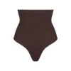 EVERYDAY SCULPT HIGH-WAISTED THONG | ESPRESSO -Underwear Specialty Shop SKIMS EVERYDAYSCULPT PN THG 3150 ESP