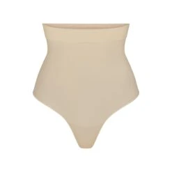 EVERYDAY SCULPT HIGH-WAISTED THONG | SAND