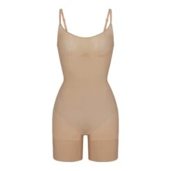 EVERYDAY SCULPT MID THIGH BODYSUIT | CLAY