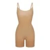 EVERYDAY SCULPT MID THIGH BODYSUIT | OCHRE -Underwear Specialty Shop SKIMS EVERYDAYSCULPT SH ONE 2154 OCH