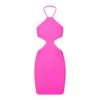 FITS EVERYBODY CUT OUT HALTER DRESS | NEON PINK -Underwear Specialty Shop SKIMS FITS EVERYBODY NPK F