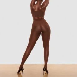 MID SUPPORT TIGHTS | COCOA 11 MID SUPPORT TIGHTS | COCOA -Underwear Specialty Shop SKIMS HOSIERY HS THT 0325 BT COA BK