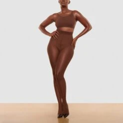 MID SUPPORT TIGHTS | COCOA 9 MID SUPPORT TIGHTS | COCOA -Underwear Specialty Shop SKIMS HOSIERY HS THT 0325 BT COA FR