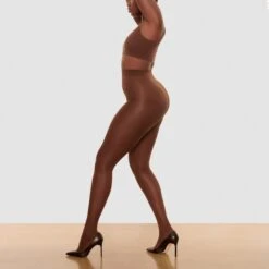 MID SUPPORT TIGHTS | COCOA 10 MID SUPPORT TIGHTS | COCOA -Underwear Specialty Shop SKIMS HOSIERY HS THT 0325 BT COA SD