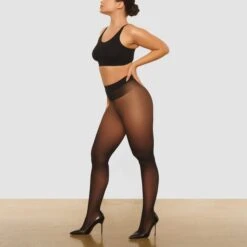 NUDE SUPPORT TIGHTS | ONYX -Underwear Specialty Shop SKIMS HOSIERY HS THT 0417 BR ONX SD