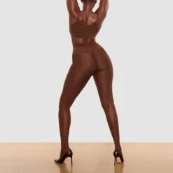 NUDE SUPPORT TIGHTS | COCOA -Underwear Specialty Shop SKIMS HOSIERY HS THT 0417 BT COA BK