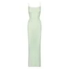 SOFT LOUNGE LONG SLIP DRESS | HONEYDEW