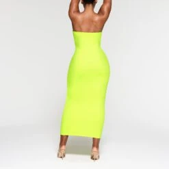 FITS EVERYBODY TUBE DRESS | GREEN HIGHLIGHTER -Underwear Specialty Shop SKIMS LOUNGEWEAR AP DRS 1959 NA GRH 039