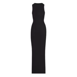 SOFT LOUNGE SLEEVELESS LONG DRESS | ONYX