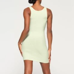 SOFT LOUNGE MINI DRESS | HONEYDEW -Underwear Specialty Shop SKIMS LOUNGEWEAR AP DRS 2183 KB HND 0016 BK