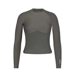 SKIMS PERFORMANCE LONG SLEEVE TOP | GUNMETAL