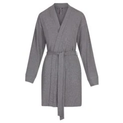 SOFT LOUNGE ROBE | HEATHER GREY
