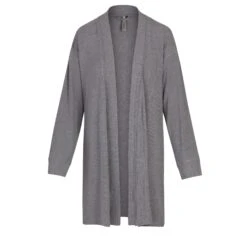 SOFT LOUNGE ROBE | HEATHER GREY -Underwear Specialty Shop SKIMS LOUNGEWEAR AP RBE 0345 HGY OPEN FL