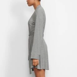 SOFT LOUNGE ROBE | HEATHER GREY -Underwear Specialty Shop SKIMS LOUNGEWEAR AP RBE 0345 LA HEG SD