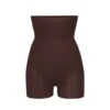 BARELY THERE HIGH-WAISTED SHORTIE | COCOA -Underwear Specialty Shop SKIMS LOUNGEWEAR AP SHO 1760 COA