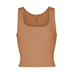 SOFT LOUNGE TANK | CAMEL