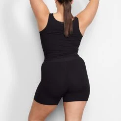 SOFT LOUNGE TANK | ONYX -Underwear Specialty Shop SKIMS LOUNGEWEAR AP TNK 0282 LF ONX BK