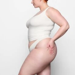 COTTON JERSEY TANK | MARBLE -Underwear Specialty Shop SKIMS LOUNGEWEAR AP TNK 2516 CC MBL 0009 SD