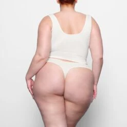 COTTON JERSEY TANK | MARBLE -Underwear Specialty Shop SKIMS LOUNGEWEAR AP TNK 2516 CC MBL 0014 BK