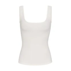 COTTON JERSEY TANK | MARBLE