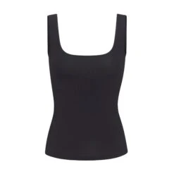 COTTON JERSEY TANK | SOOT