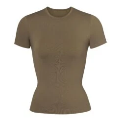 SOFT SMOOTHING T-SHIRT | ARMY GREEN