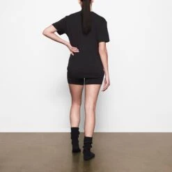 BOYFRIEND T-SHIRT | ONYX 10 BOYFRIEND T-SHIRT | ONYX -Underwear Specialty Shop SKIMS LOUNGEWEAR AP TSH 0462 NC ONX BK