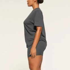 BOYFRIEND T-SHIRT | ASH -Underwear Specialty Shop SKIMS LOUNGEWEAR AP TSH 0462 PA ASH 0006