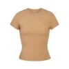 FITS EVERYBODY T-SHIRT | OCHRE -Underwear Specialty Shop SKIMS LOUNGEWEAR AP TSH 0649 OCH FL