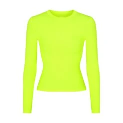 FITS EVERYBODY LONG SLEEVE T-SHIRT | GREEN HIGHLIGHTER