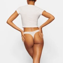 NEW VINTAGE CROPPED RAGLAN T-SHIRT | MARBLE 10 NEW VINTAGE CROPPED RAGLAN T-SHIRT | MARBLE -Underwear Specialty Shop SKIMS LOUNGEWEAR AP TSH 1367 ND MBL BK