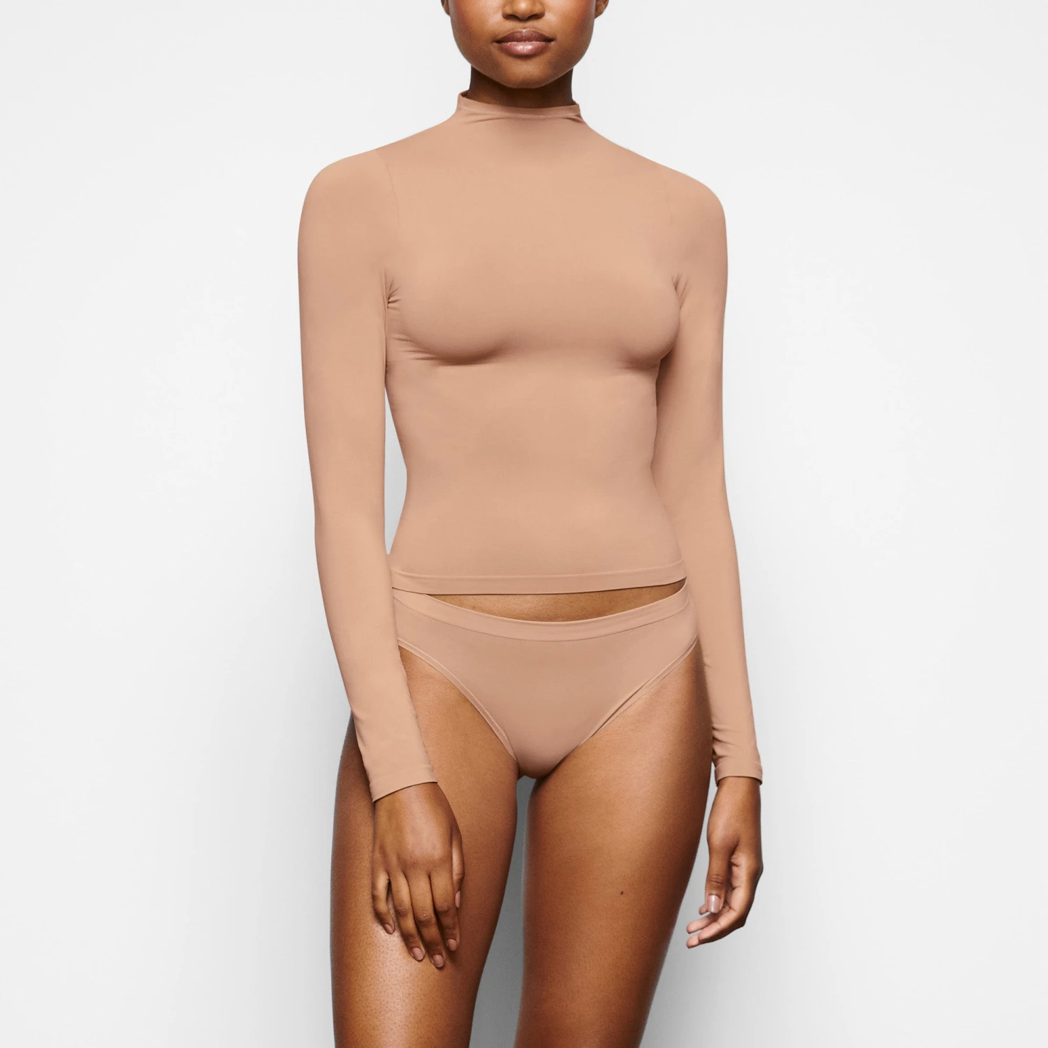 SOFT SMOOTHING TURTLENECK TOP | OCHRE 4 SOFT SMOOTHING TURTLENECK TOP | OCHRE - Image 2