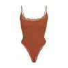 FITS EVERYBODY CORDED LACE CAMI BODYSUIT | BRONZE -Underwear Specialty Shop SKIMS LOUNGEWEAR BD THG 4127 BRZ