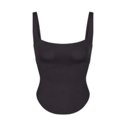 BONDED LONG CORSET | ONYX