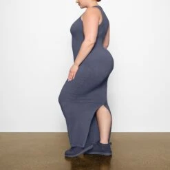 OUTDOOR TANK DRESS | STEEL BLUE -Underwear Specialty Shop SKIMS LOUNGEWEAR DR MAX 2781 AC SLB 0010 SD