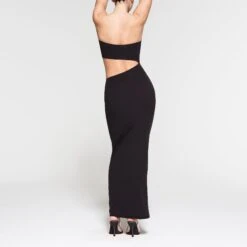 FITS EVERYBODY CUT OUT LONG DRESS | ONYX -Underwear Specialty Shop SKIMS LOUNGEWEAR DR MAX 3046 NC ONX 032 BK 7737ccef b004 4876 803b 6735f3e15ebb
