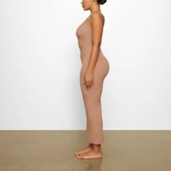 FITS EVERYBODY CORDED LACE LONG SLIP DRESS | SIENNA -Underwear Specialty Shop SKIMS LOUNGEWEAR DR MAX 4125 FA SIE 0017 SD