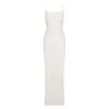 FITS EVERYBODY CORDED LACE LONG SLIP DRESS | MARBLE