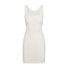 COTTON SLEEP SCOOP NECK DRESS | MARBLE -Underwear Specialty Shop SKIMS LOUNGEWEAR DR MIN 3227 MBL