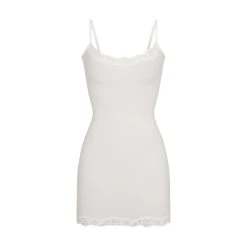 FITS EVERYBODY CORDED LACE SLIP DRESS | MARBLE