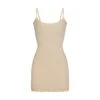 FITS EVERYBODY CORDED LACE SLIP DRESS | SAND -Underwear Specialty Shop SKIMS LOUNGEWEAR DR MIN 4132 SND