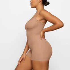 FITS EVERYBODY CORDED LACE ONESIE | SIENNA -Underwear Specialty Shop SKIMS LOUNGEWEAR OS MDT 4131 FA SIE 0006 SD b4602c46 b24c 4d7e bb7a 958c44afe159