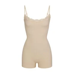 FITS EVERYBODY CORDED LACE ONESIE | SAND