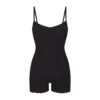 LOGO POINTELLE ONESIE | ONYX 1 LOGO POINTELLE ONESIE | ONYX -Underwear Specialty Shop SKIMS LOUNGEWEAR OS SRT 3038 ONX