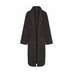 SKIMS SPA TERRY ROBE | ASH -Underwear Specialty Shop SKIMS LOUNGEWEAR RB LNG 2873 ASH OPEN